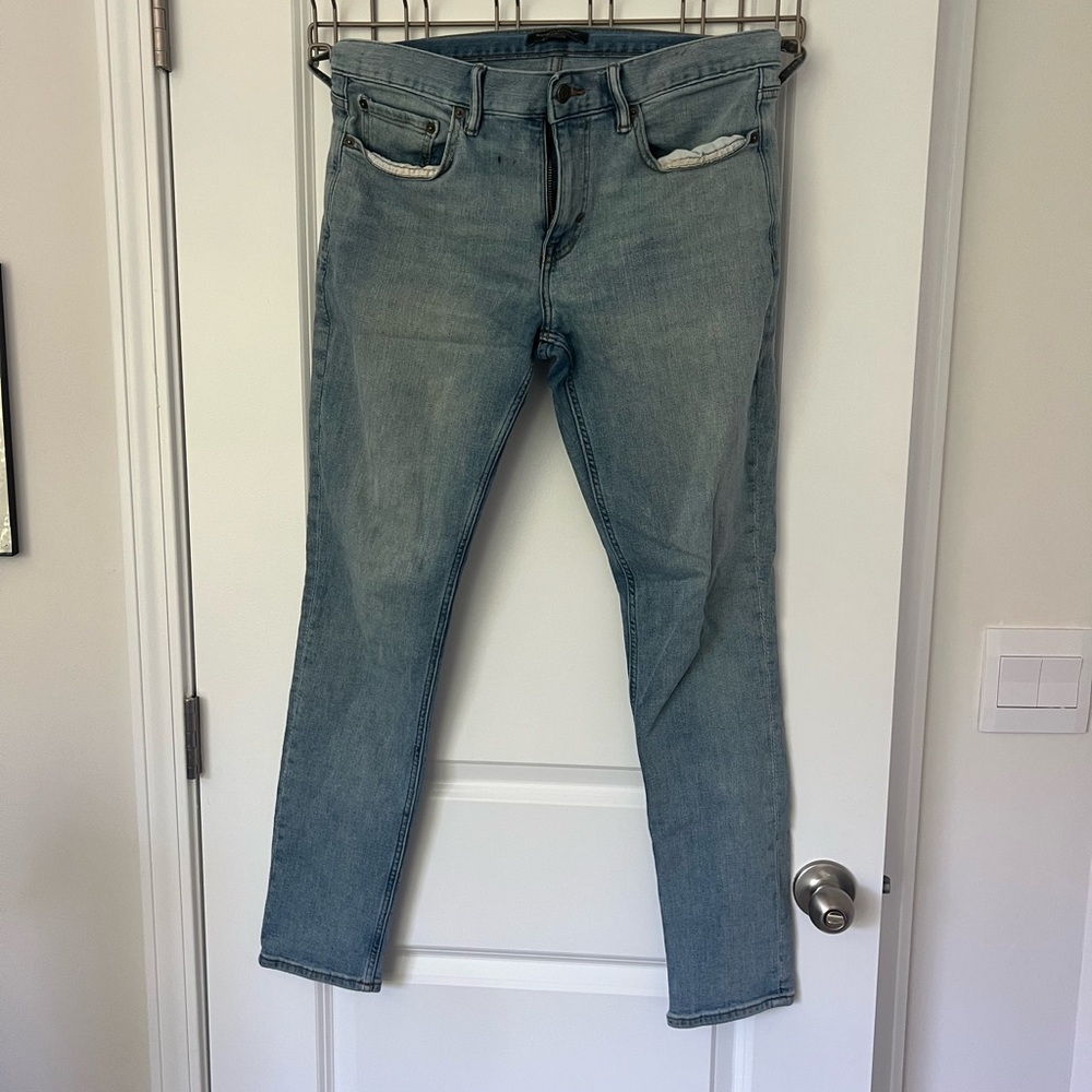 Banana Republic Light Blue Slim Jeans - slight snag in crotch area